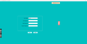 Screenshot: Change Password screen