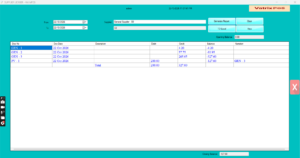 ledger with opening and closing
balance